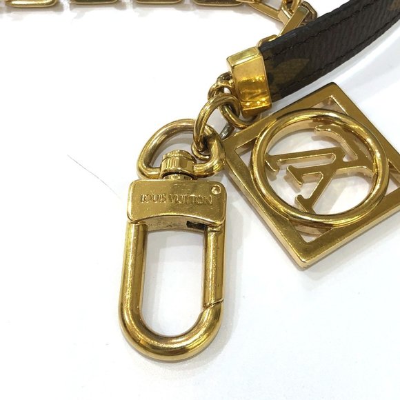 LOUIS VUITTON M69553 Monogram Reverse Chaine Dauphine Keychain/Key Ring Charm...